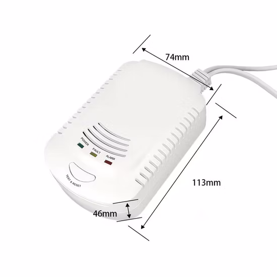 Home Security Feueralarmsensor Kohlenmonoxiddetektor 2-in-1 Gasalarm und Kohlenmonoxiddetektor