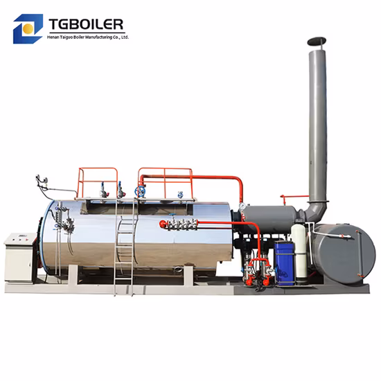 China Preis Vollautomatisches Feuerrohr 1 2 3 4 5 6 8 10 Tonnen Industrie-Erdgas-LPG-Diesel-Öldampfkessel zu verkaufen